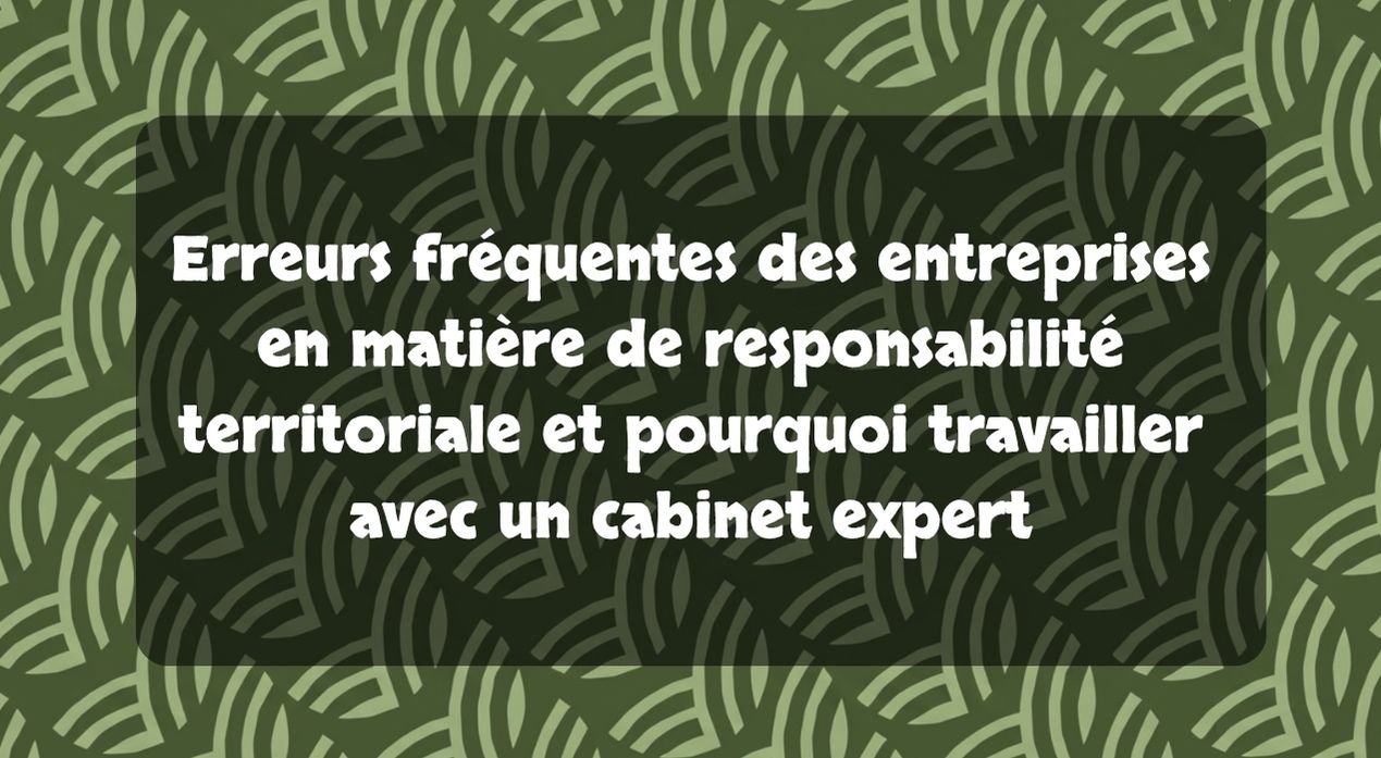 Erreurs fréquentes des entreprises en matière de responsabilité territoriale et pourquoi travailler avec un cabinet expert